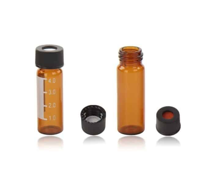 4ml amber screw chromatography vials, hplc vial nd13