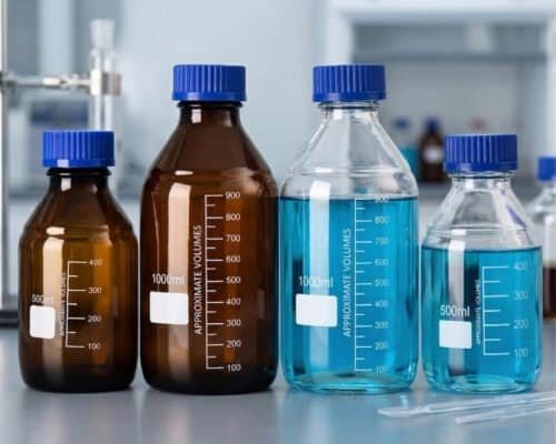 glass reagent bottle
