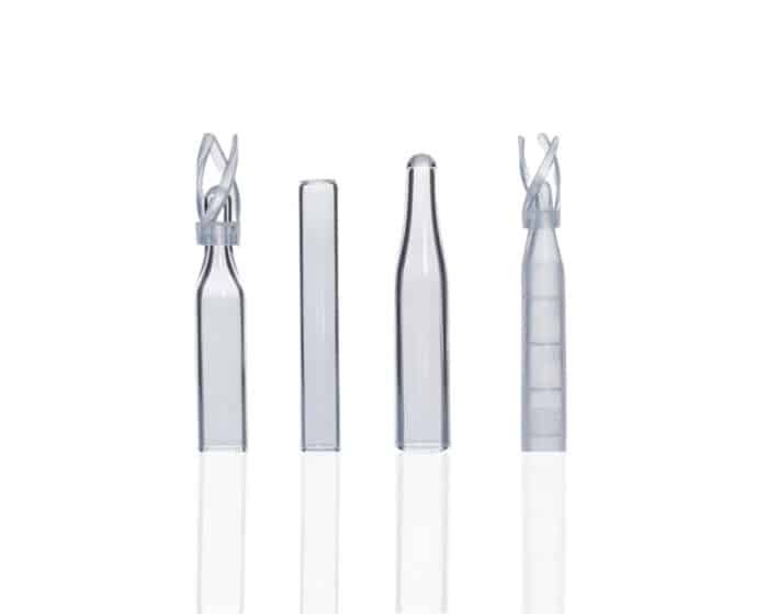 vial insert glass and plastic for 2ml nd9 vial