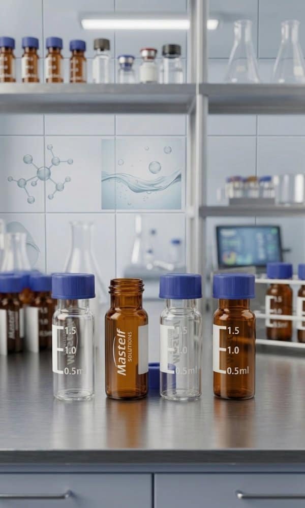 2ml nd9 hplc autosampler vials clear and amber