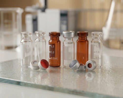 2ml nd11 crimp vial clear and amber mastelf