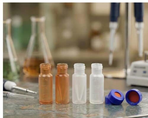 2ml and 250µl nd9 pp screw vials