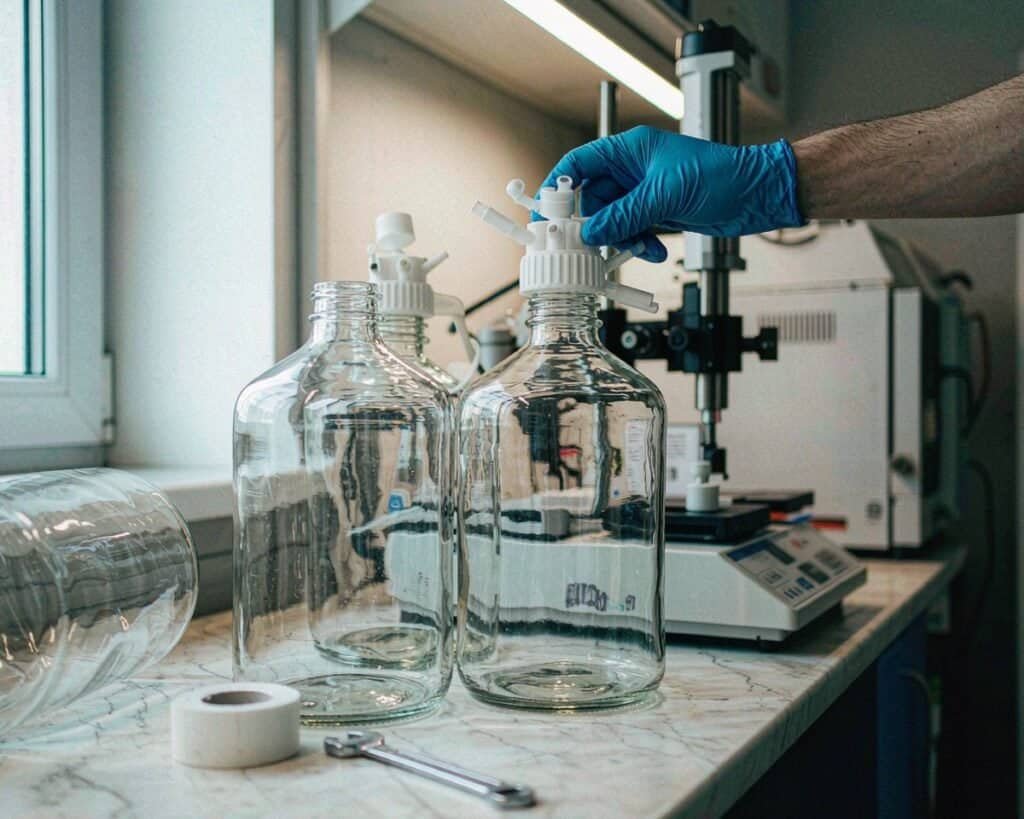 solvent reservoir bottles what to look for