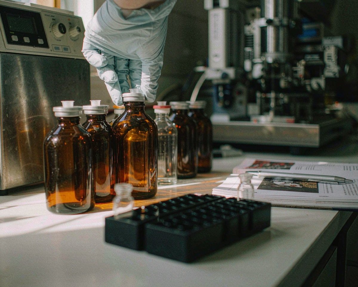 does amber glass affect uv detection