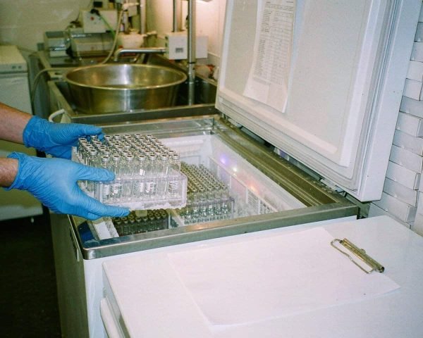 can you freeze samples in hplc vials