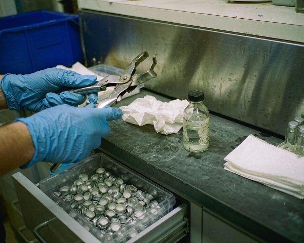 how to clean and maintain a vial crimper