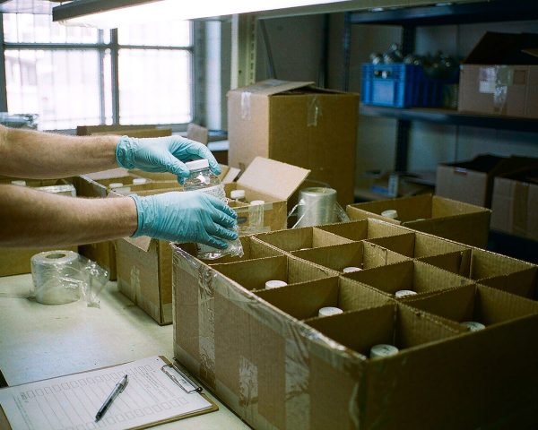 how to move a lab packing and transporting consumables safely